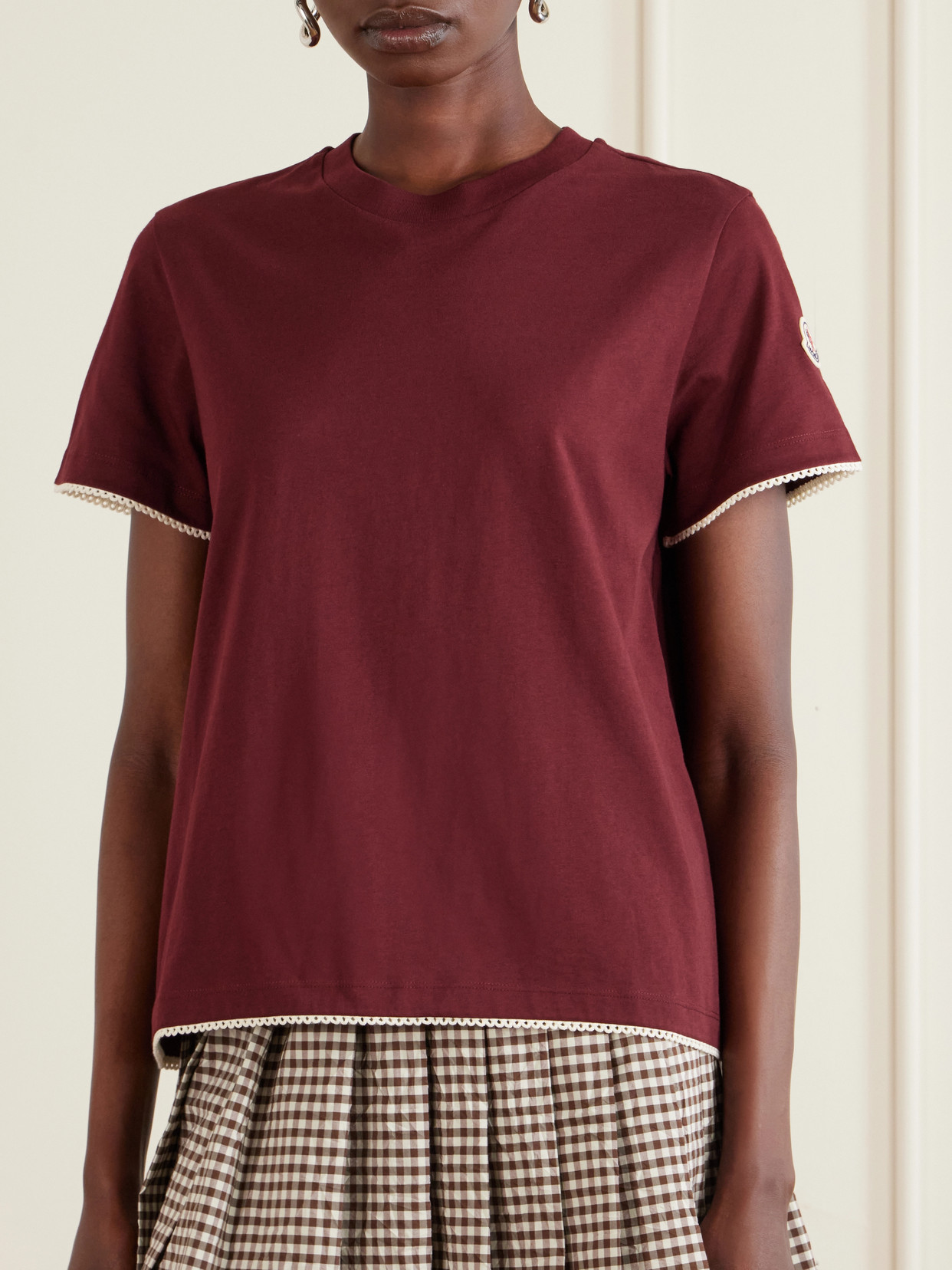 Logo-Appliquéd Cotton-Jersey T-Shirt