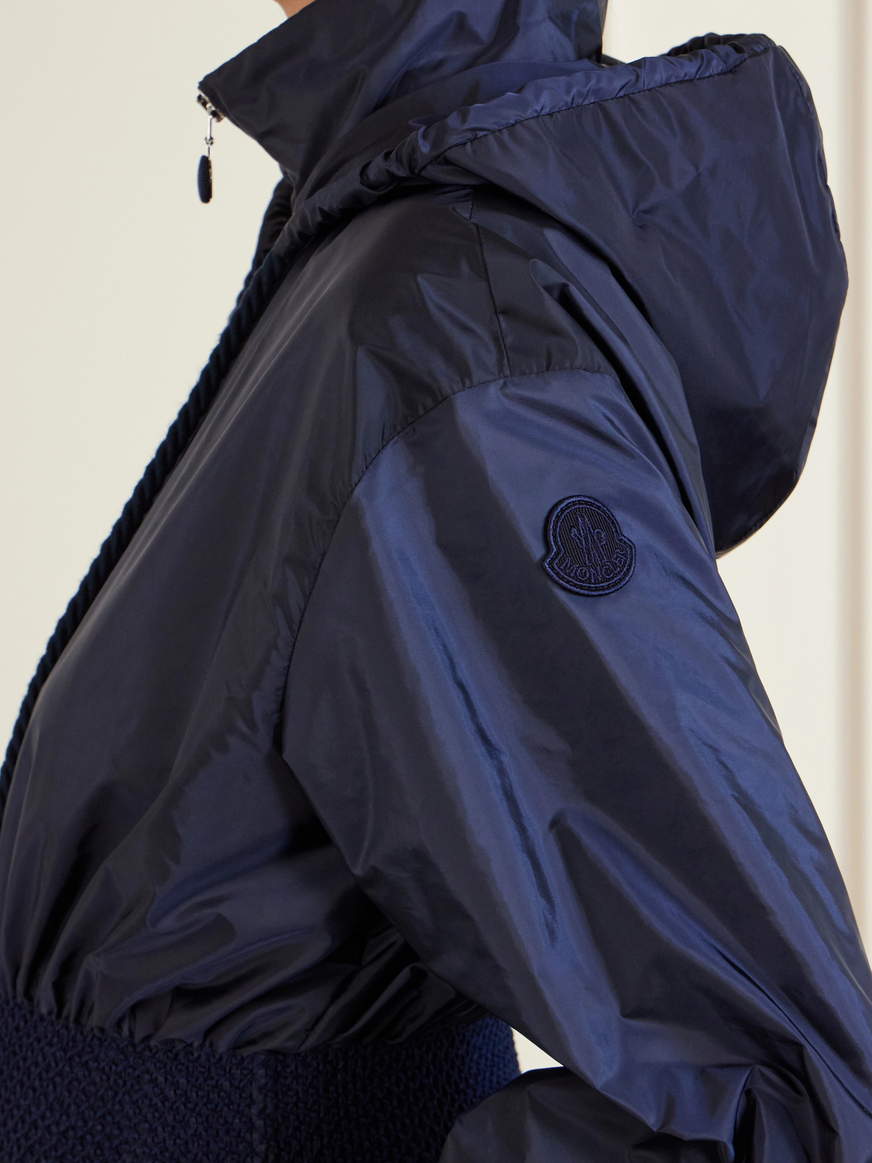 Liriope Hooded Gathered Jacket