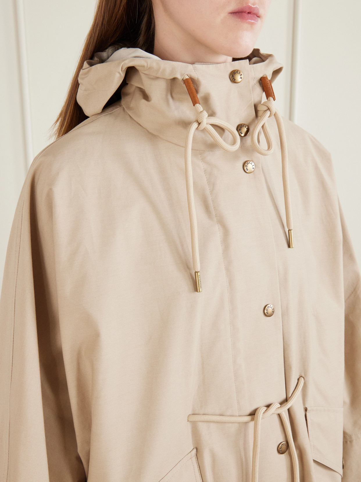 Brunnera Hooded Cotton-Blend Jacket
