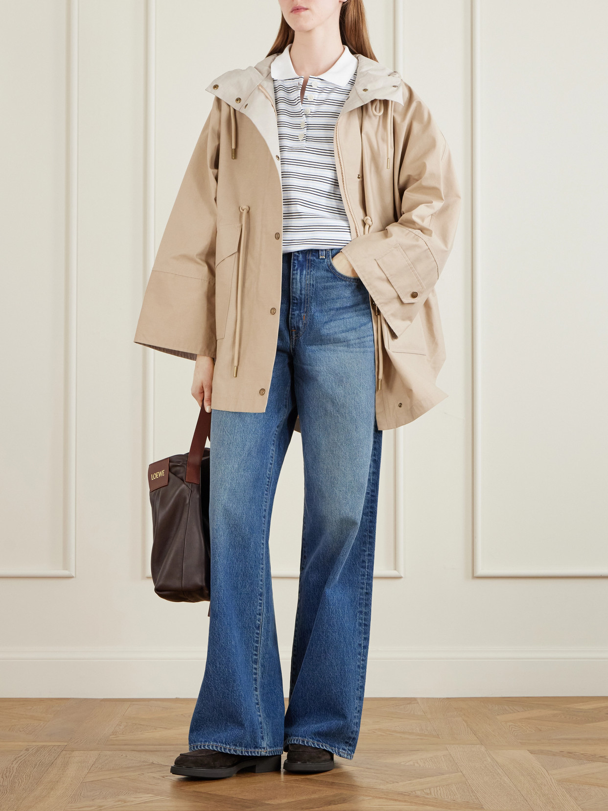 Brunnera Hooded Cotton-Blend Jacket