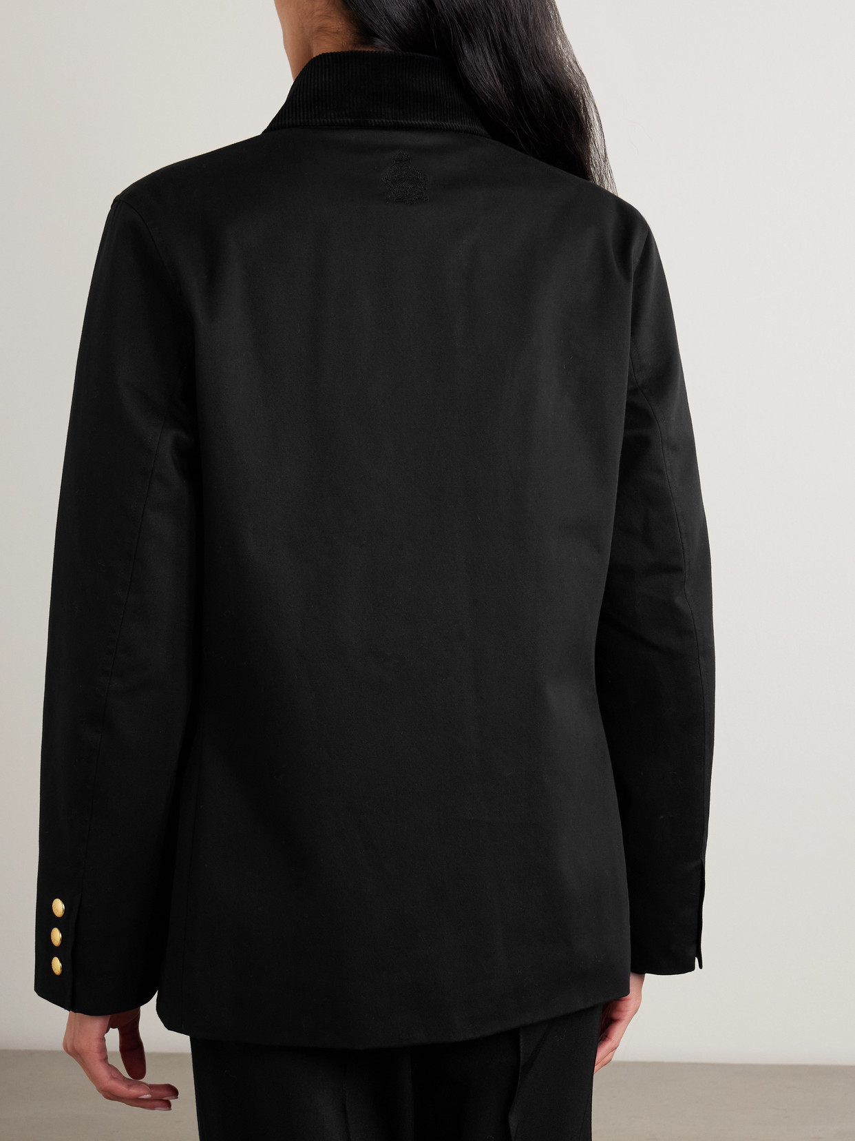Frame The Ritz Hunting Jacket In Black
