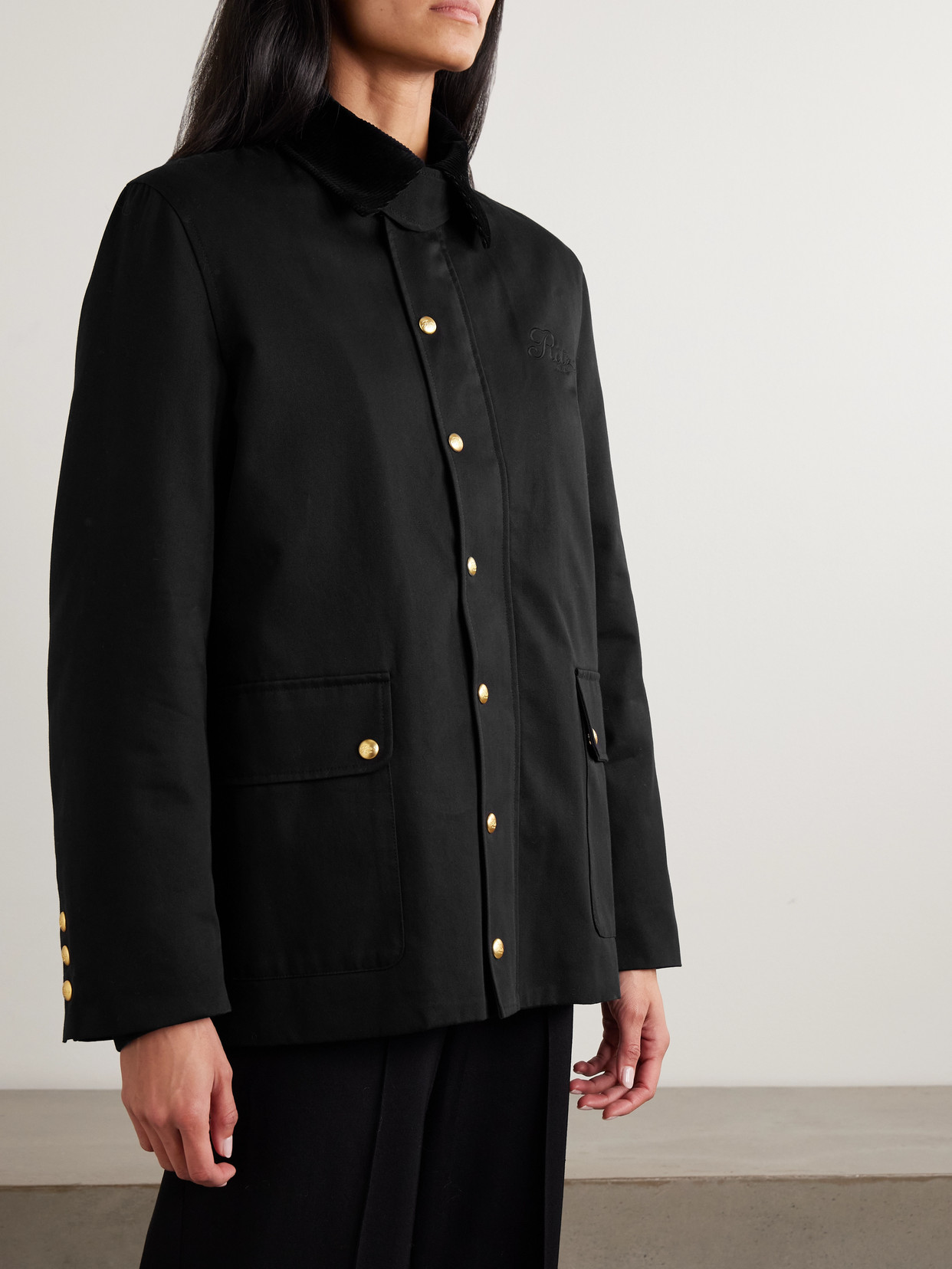 Frame The Ritz Hunting Jacket In Black