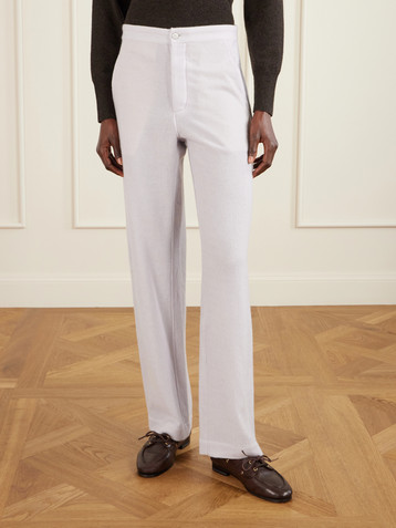 God's True Cashmere Affirmations cashmere wide-leg pyjama pants