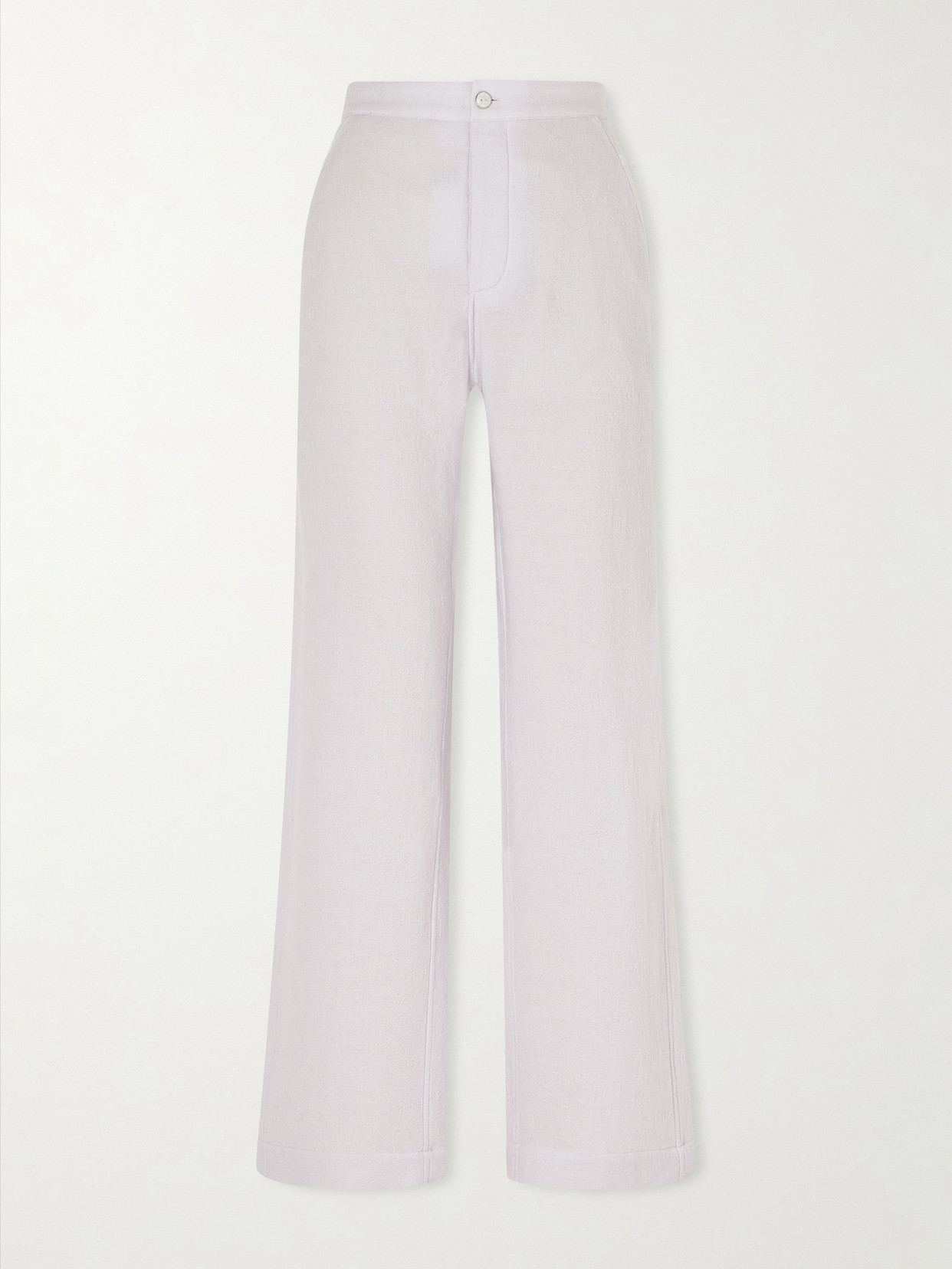 God's True Cashmere Affirmations Cashmere Wide-leg Pyjama Pants In White