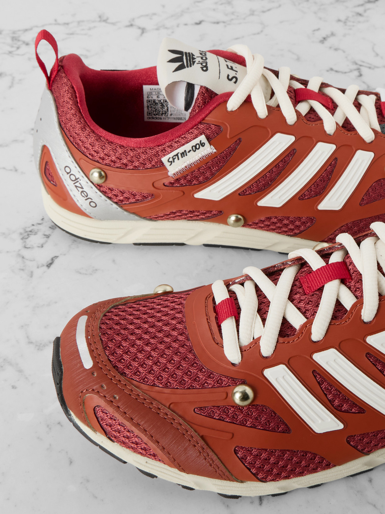 + Song For The Mute Adizero Pr Studded Rubber-Trimmed Sneakers