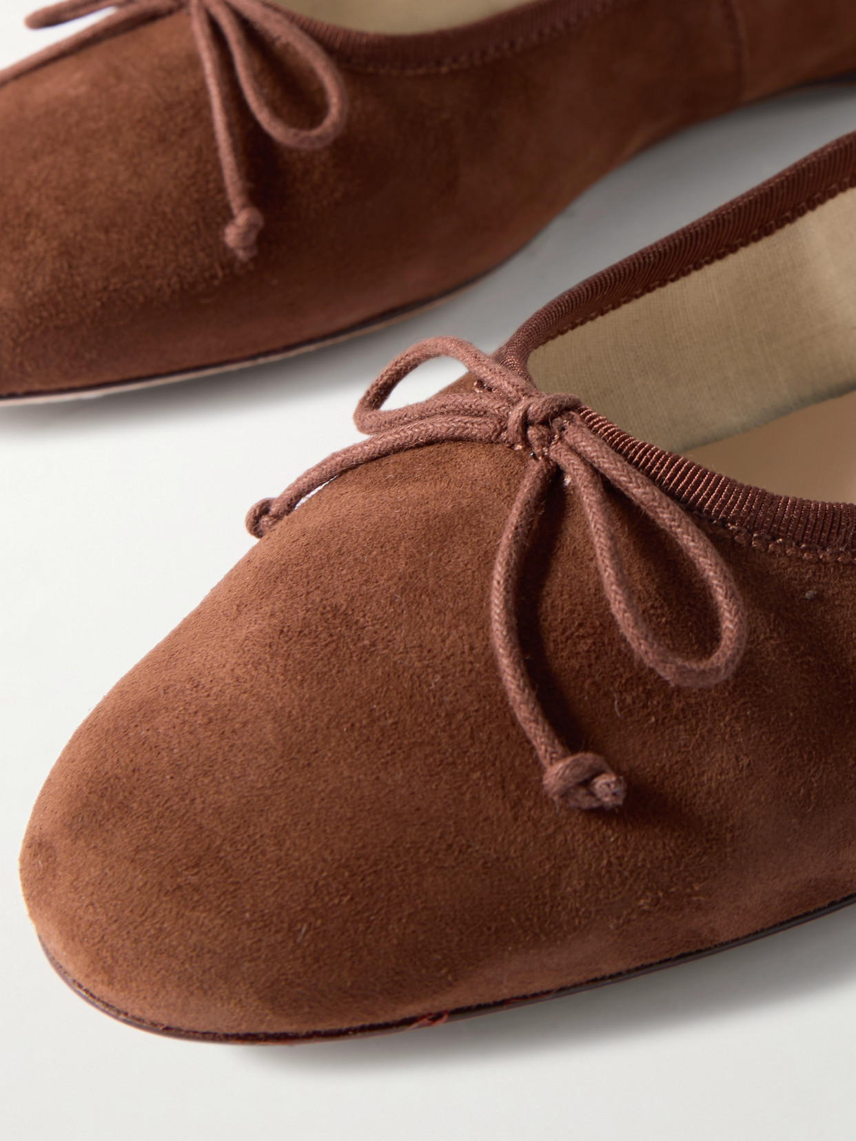 Leonie Bow-Embellished Ballet Flats