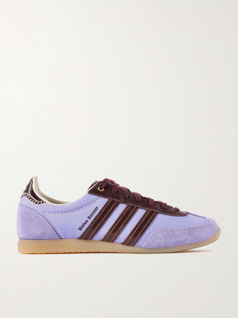 adidas Originals + Wales Bonner Japan Suede- And Leather-trimmed Canvas Sneakers