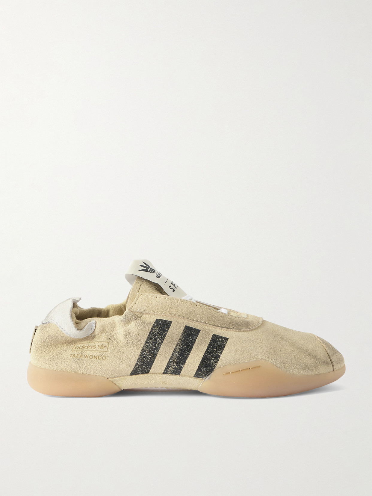 Adidas Originals + Song For The Mure Taekwondo Mei Suede Sneakers In Neutral