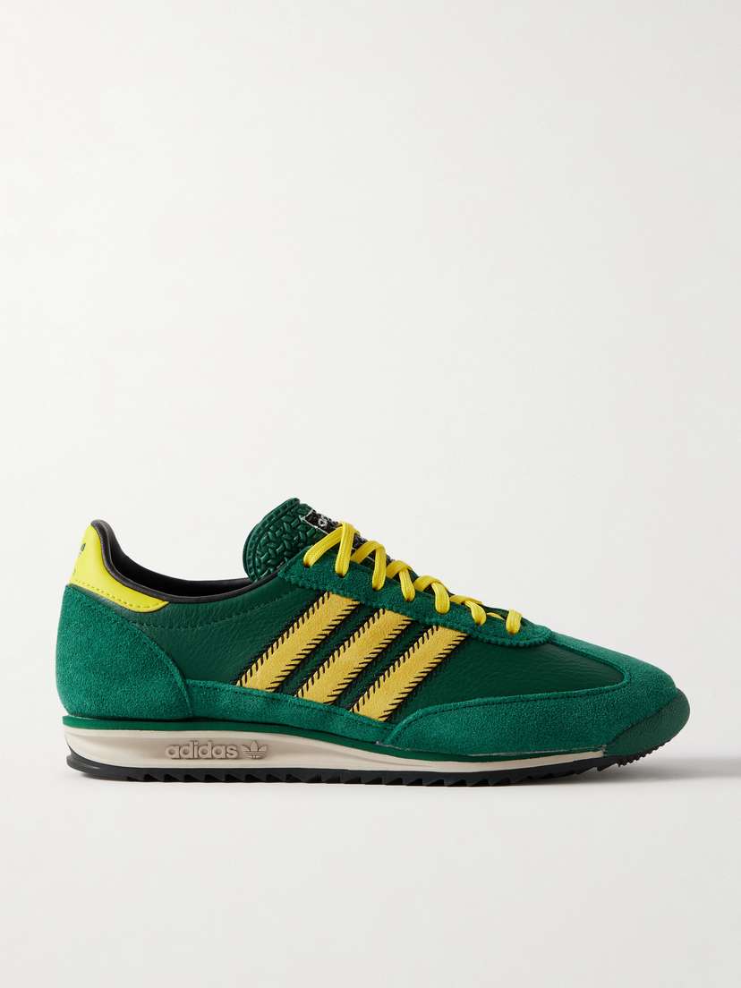 adidas Originals Sl 72 Og Suede And Leather Sneakers