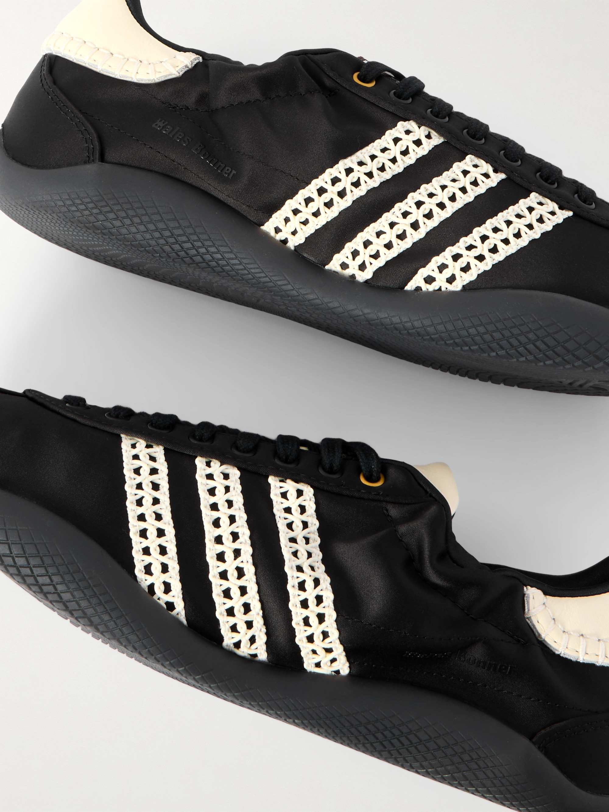 adidas Originals - + Wales Bonner Karintha leather and crochet