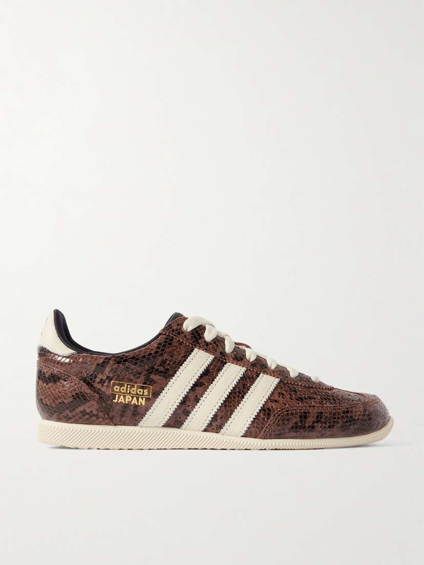 adidas Originals Japan Snake-effect Leather Sneakers