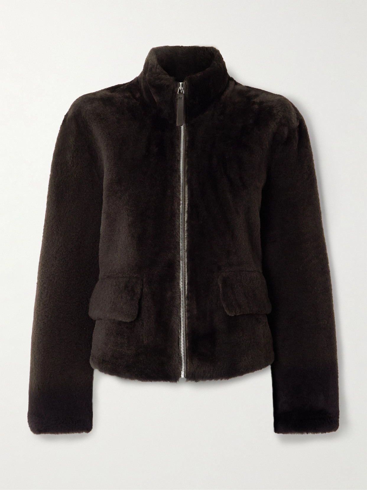 Proenza Schouler White Label Scarlett Shearling Jacket In Brown