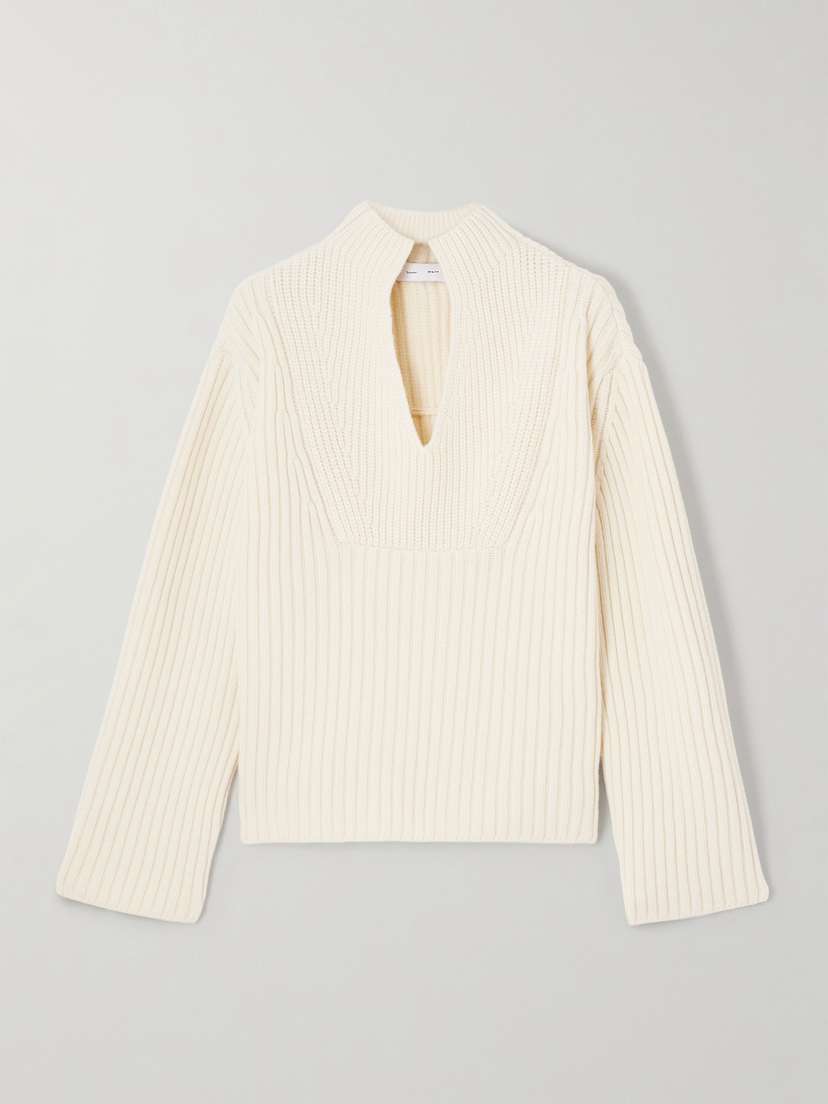 Proenza Schouler White Label Meron Ribbed Wool Sweater
