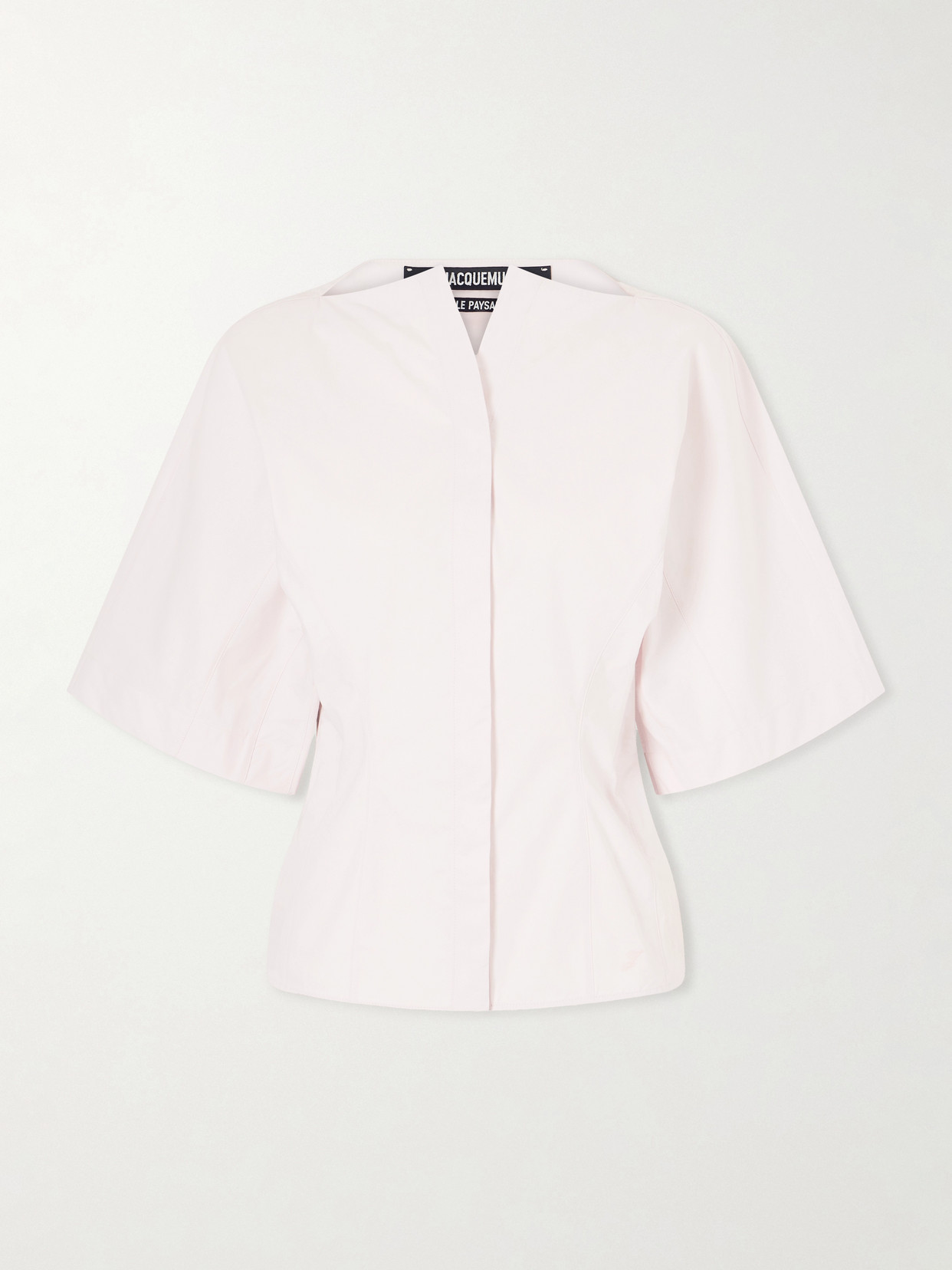 Jacquemus Moisson Cotton-poplin Shirt In White