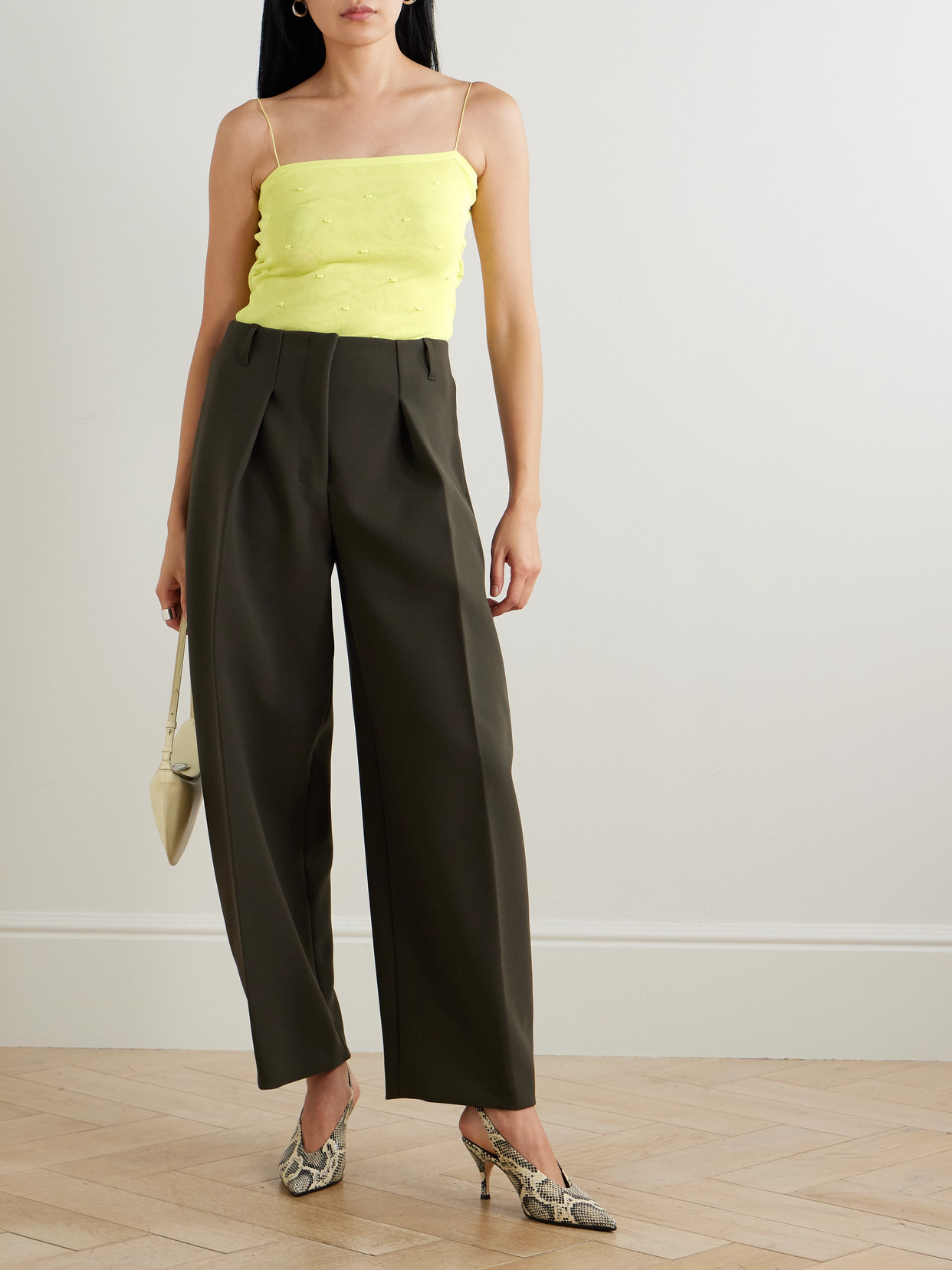Plumetis Knitted Camisole