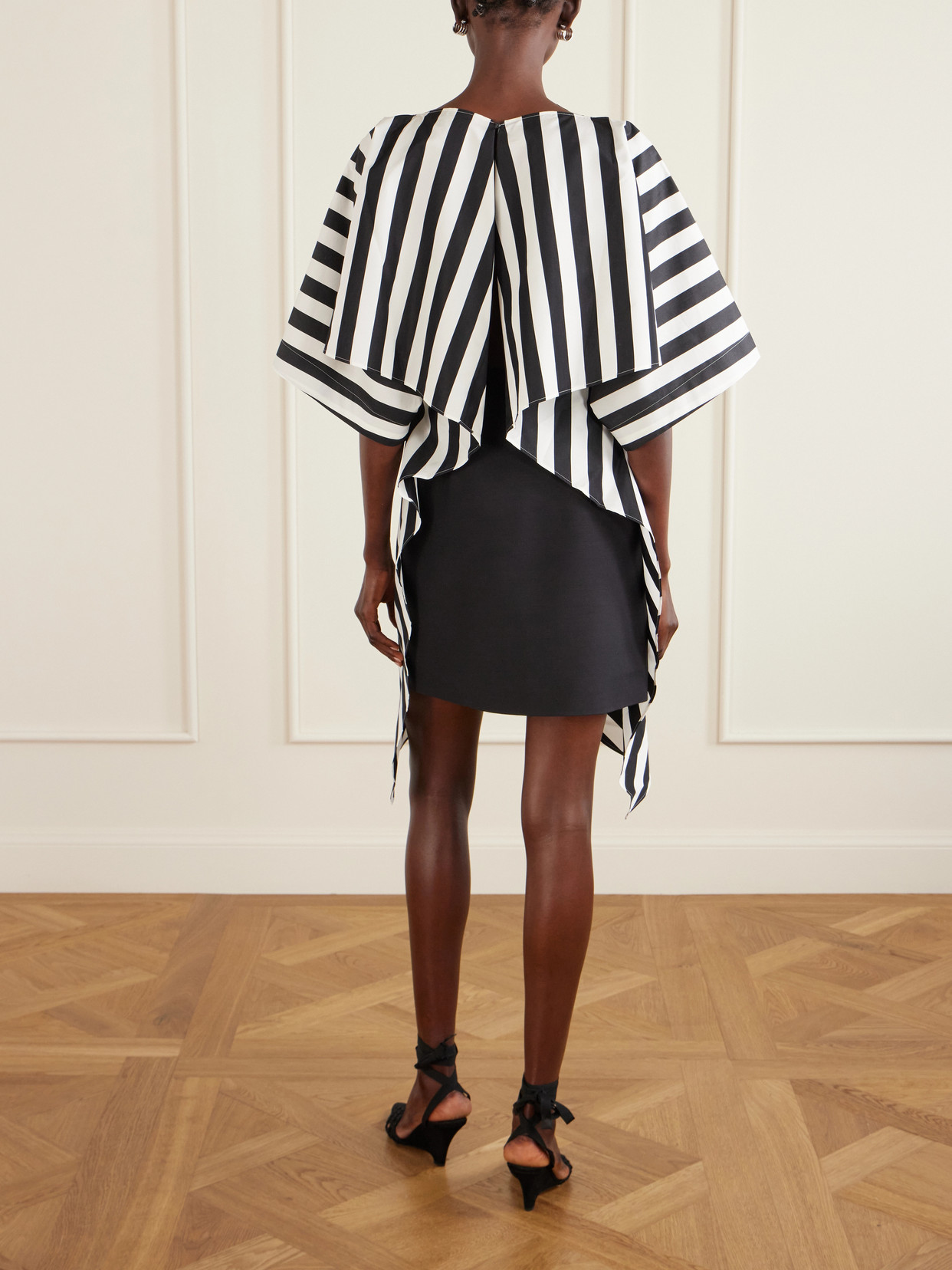 Jacquemus Womens Jacquard Medium Stripes Moisson Striped Cotton And Silk Tunic In Multi