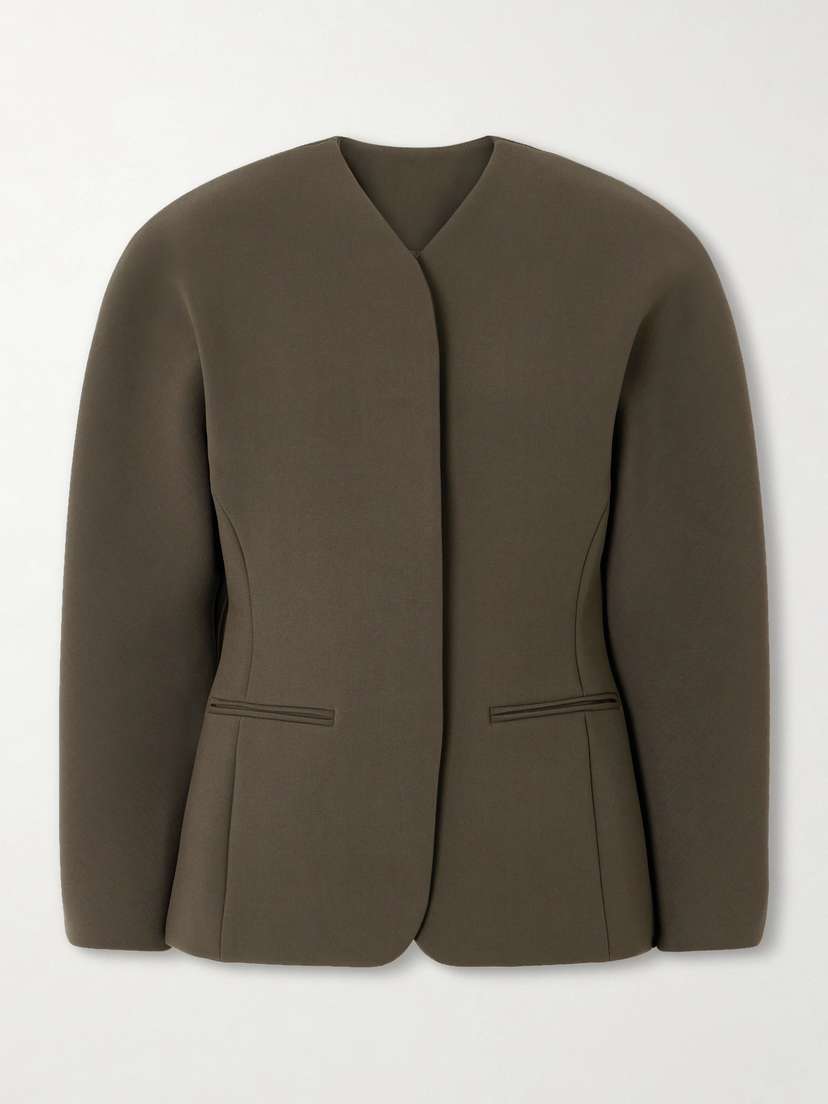 Jacquemus The Ovalo Grain De Poudre Jacket