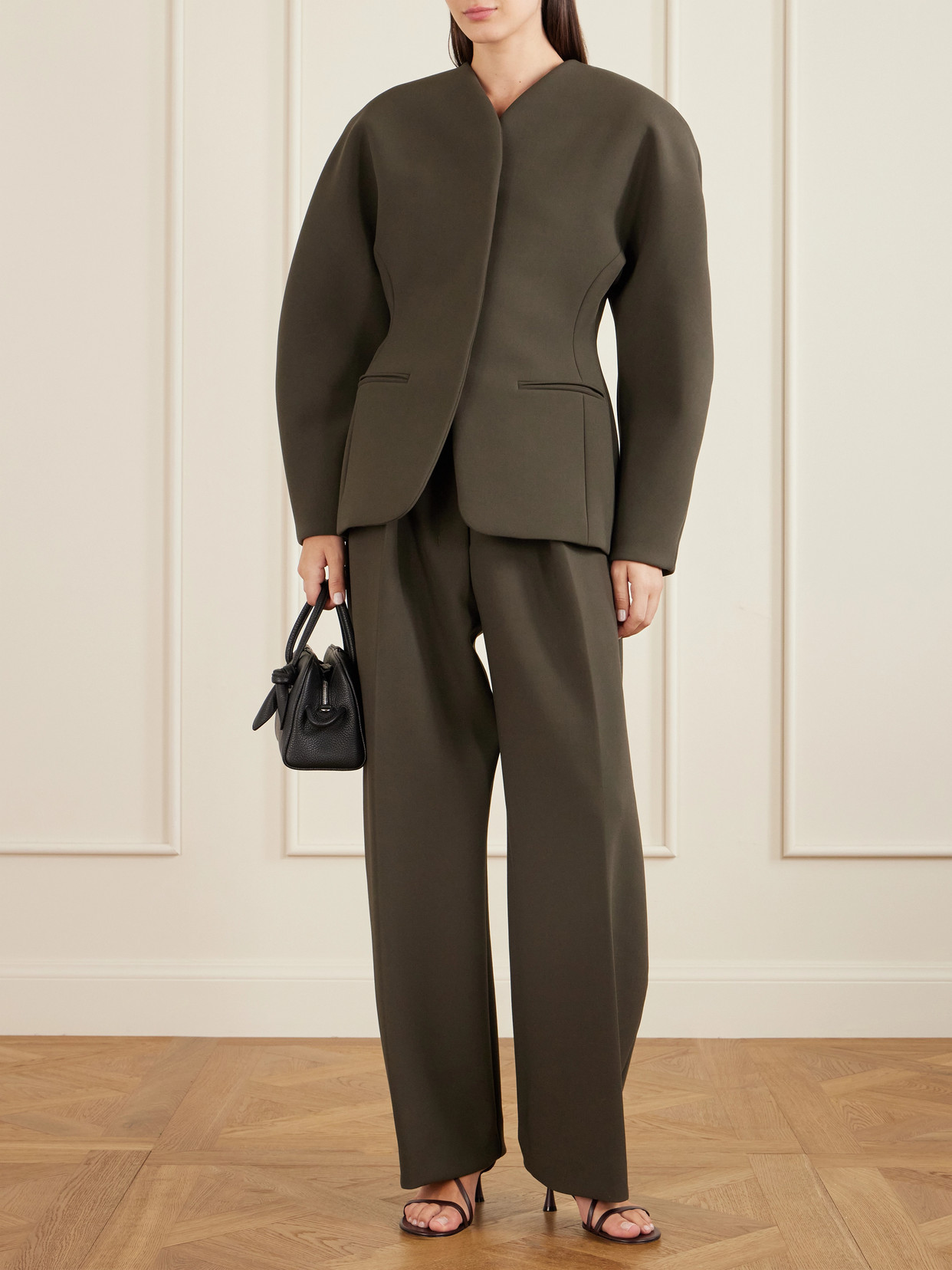 The Ovalo Grain De Poudre Jacket