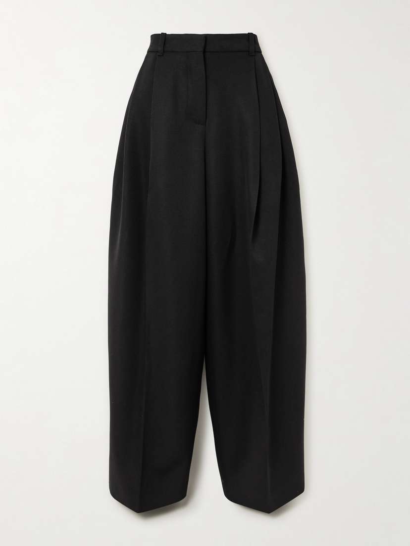 Jacquemus D'homme Pleated Wool Wide-leg Pants