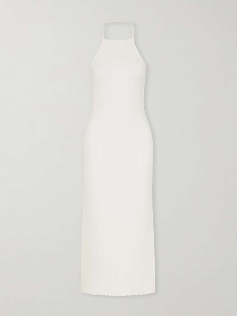 Jacquemus Tablier Midi Knit Dress