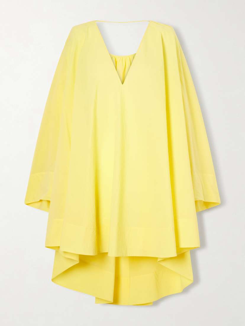 Jacquemus Paysan Oversized Cotton-blend Mini Dress