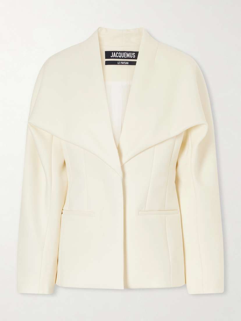 Jacquemus Châle Gabardine Wool-blend Blazer