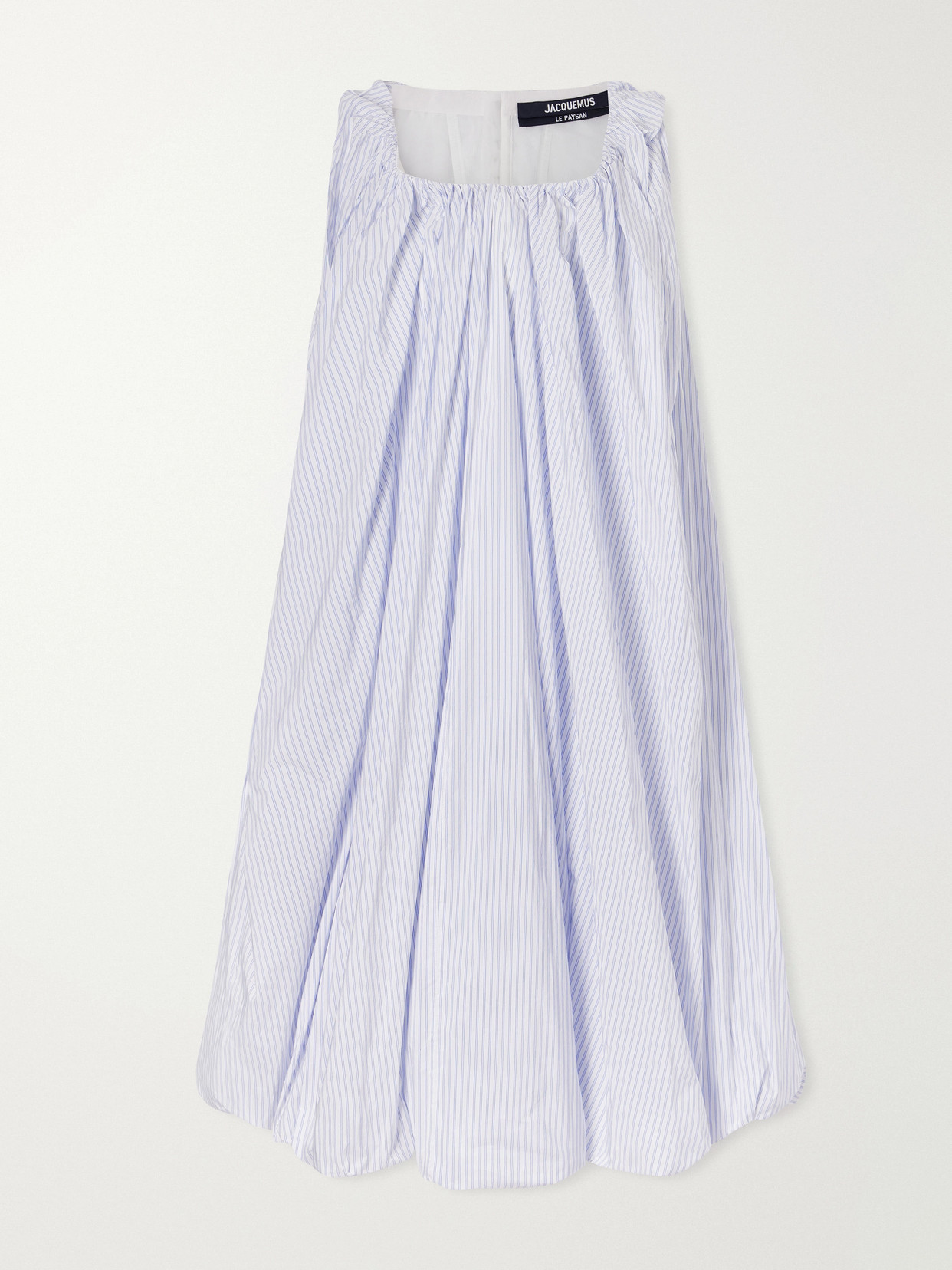 Jacquemus The Lavande Midi Dress In White
