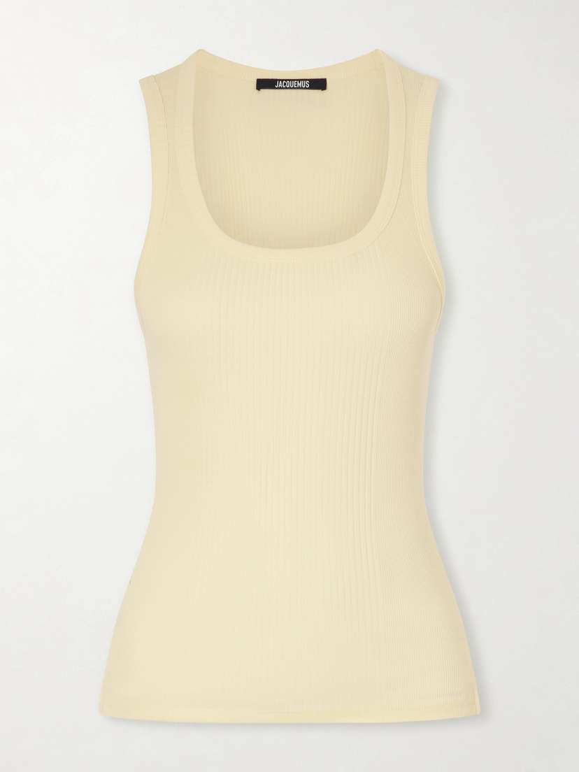 Jacquemus Ribbed Cotton-jersey Tank