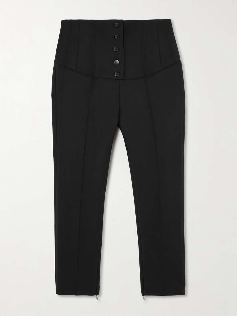 Jacquemus Le Pantalon Arlesien Crepe Skinny Capri Pants
