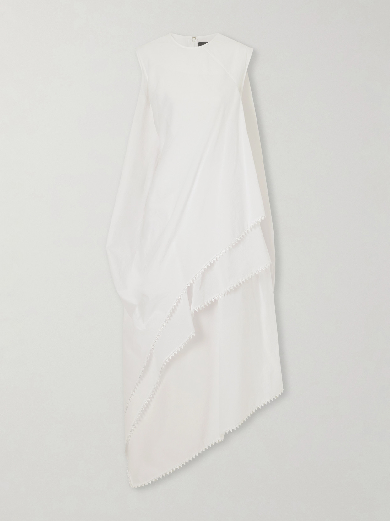 Jacquemus Traversin Cotton-blend Maxi Dress In White