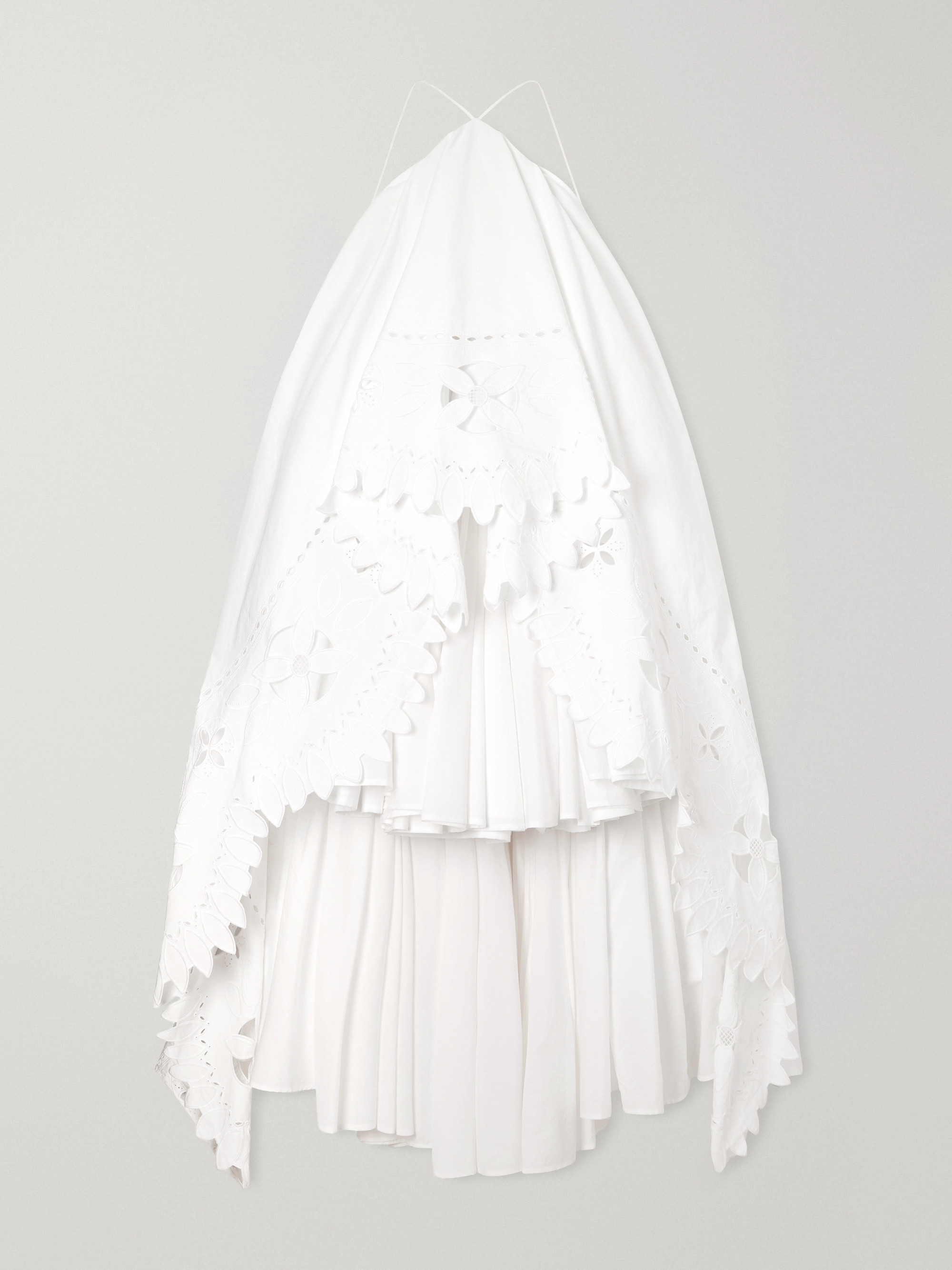 Jacquemus La Robe Provençale embroidered cotton maxi dress