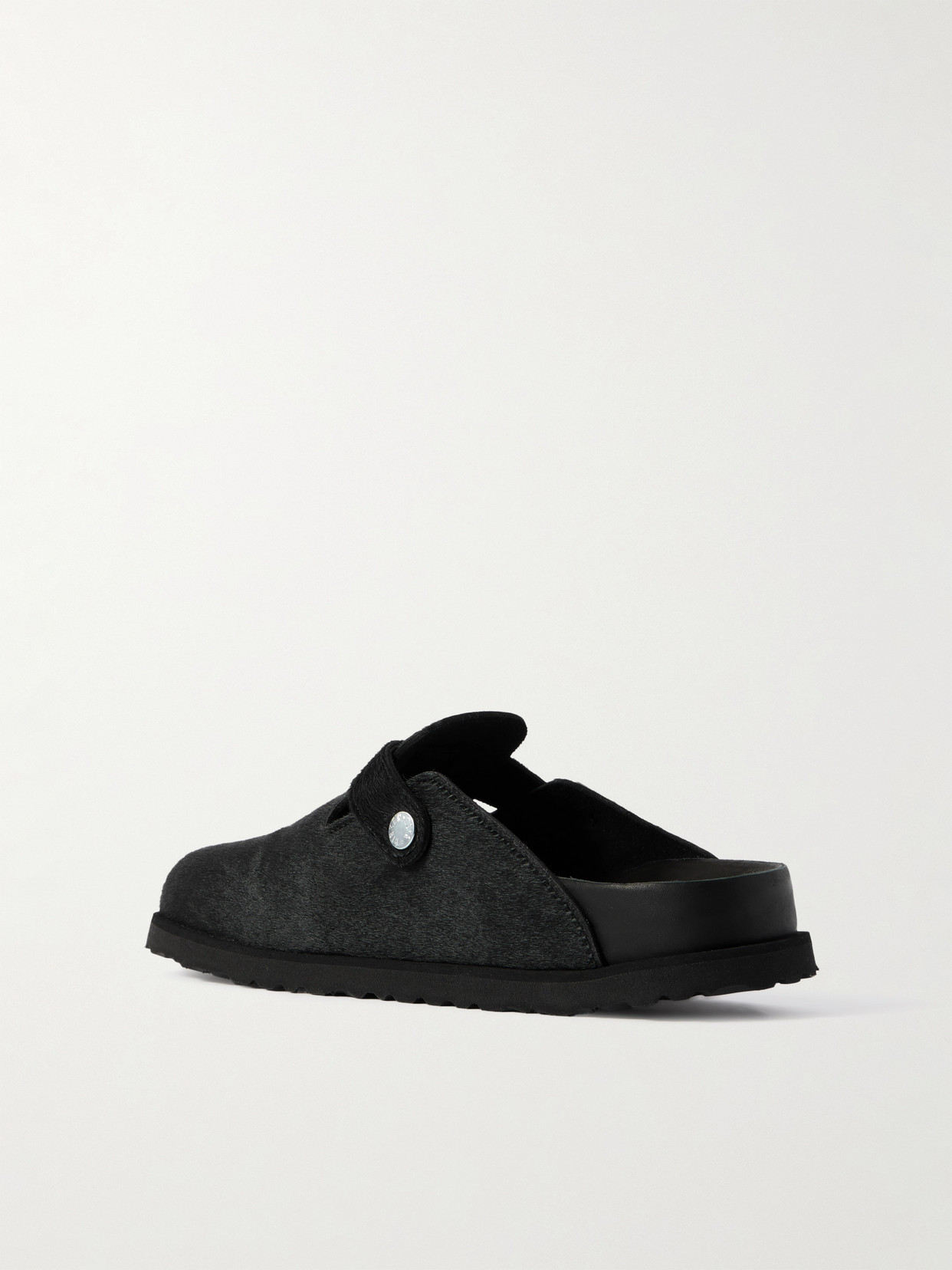 1774 - Boston Buckled Cow Hair Clogs