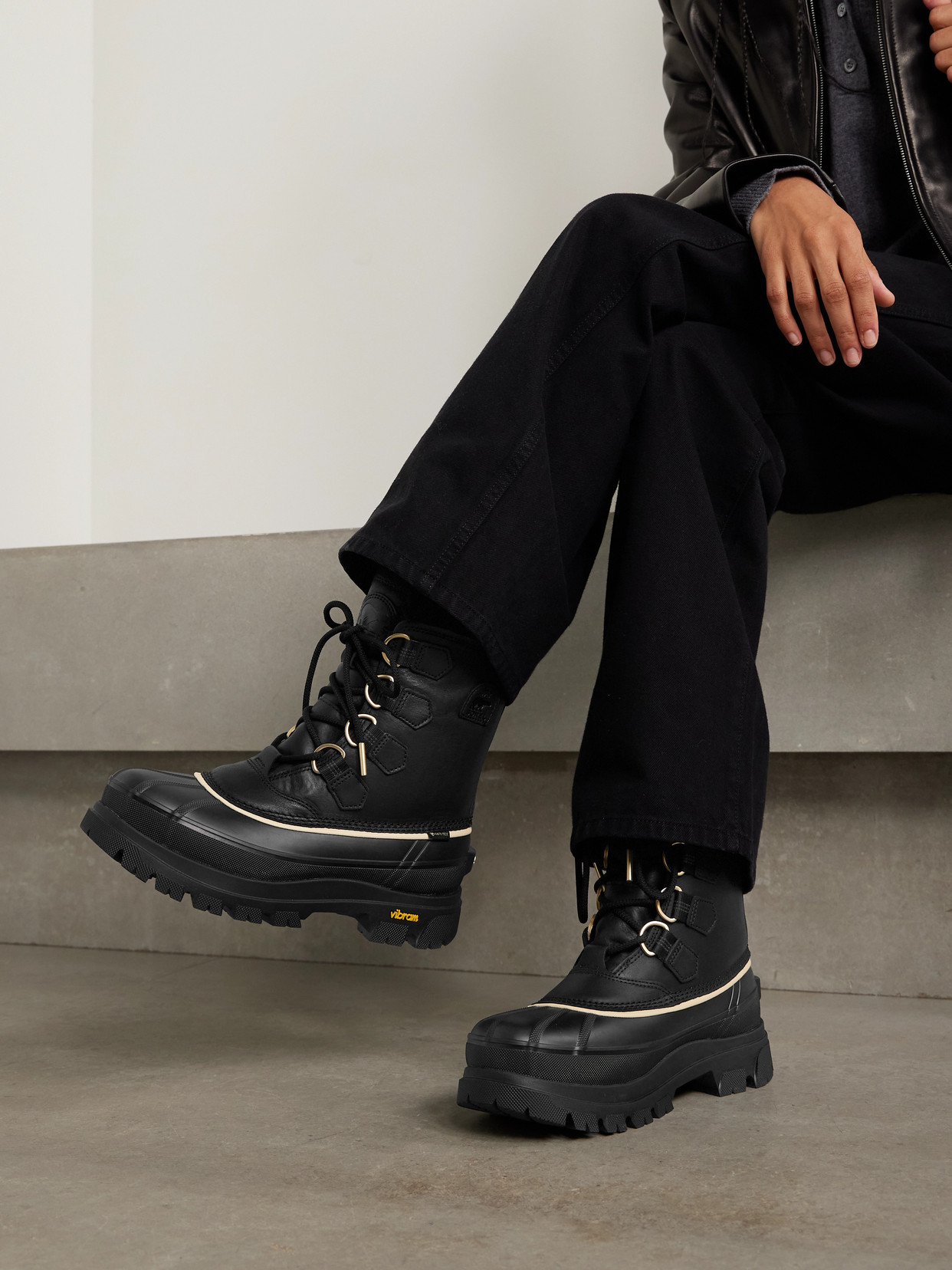 Caribou Horizon Fleece-Trimmed Gore-Tex Ankle Boots