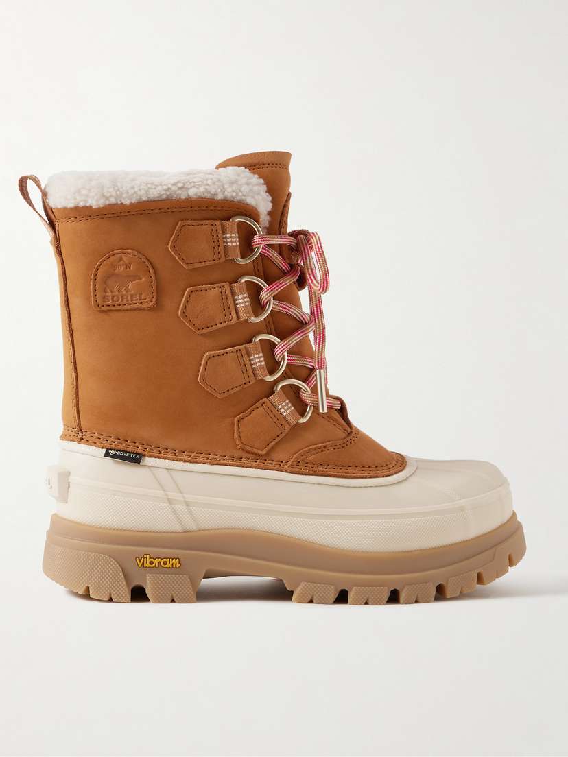 Sorel Caribou Horizon™ Fleece-trimmed Gore-tex™ Ankle Boots