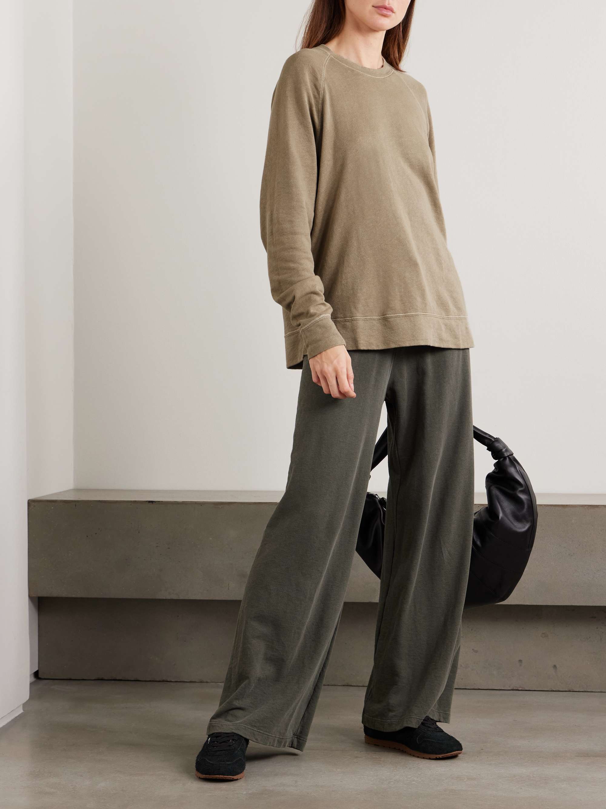 JAMES PERSE Supima cotton-terry sweatshirt