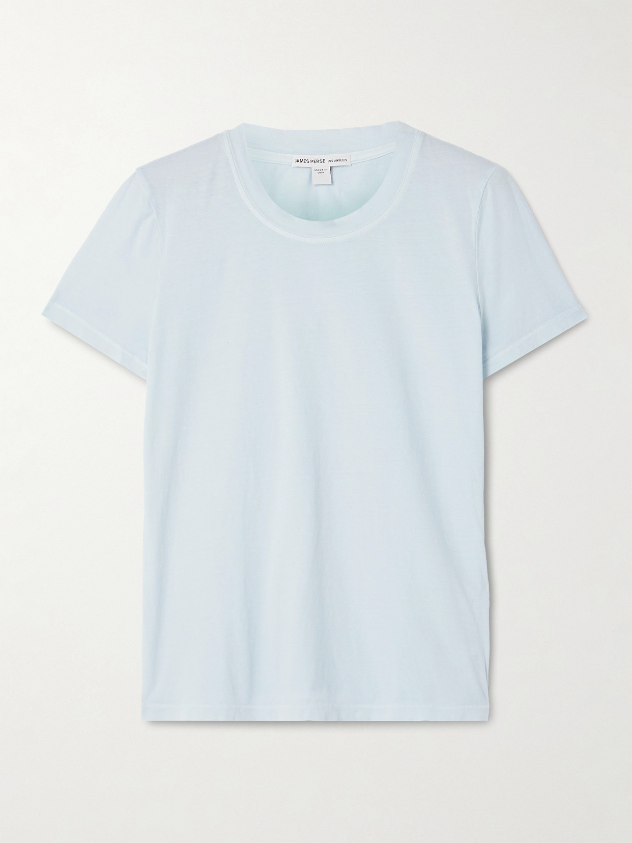 James Perse Vintage Boy Cotton-jersey T-shirt In Blue