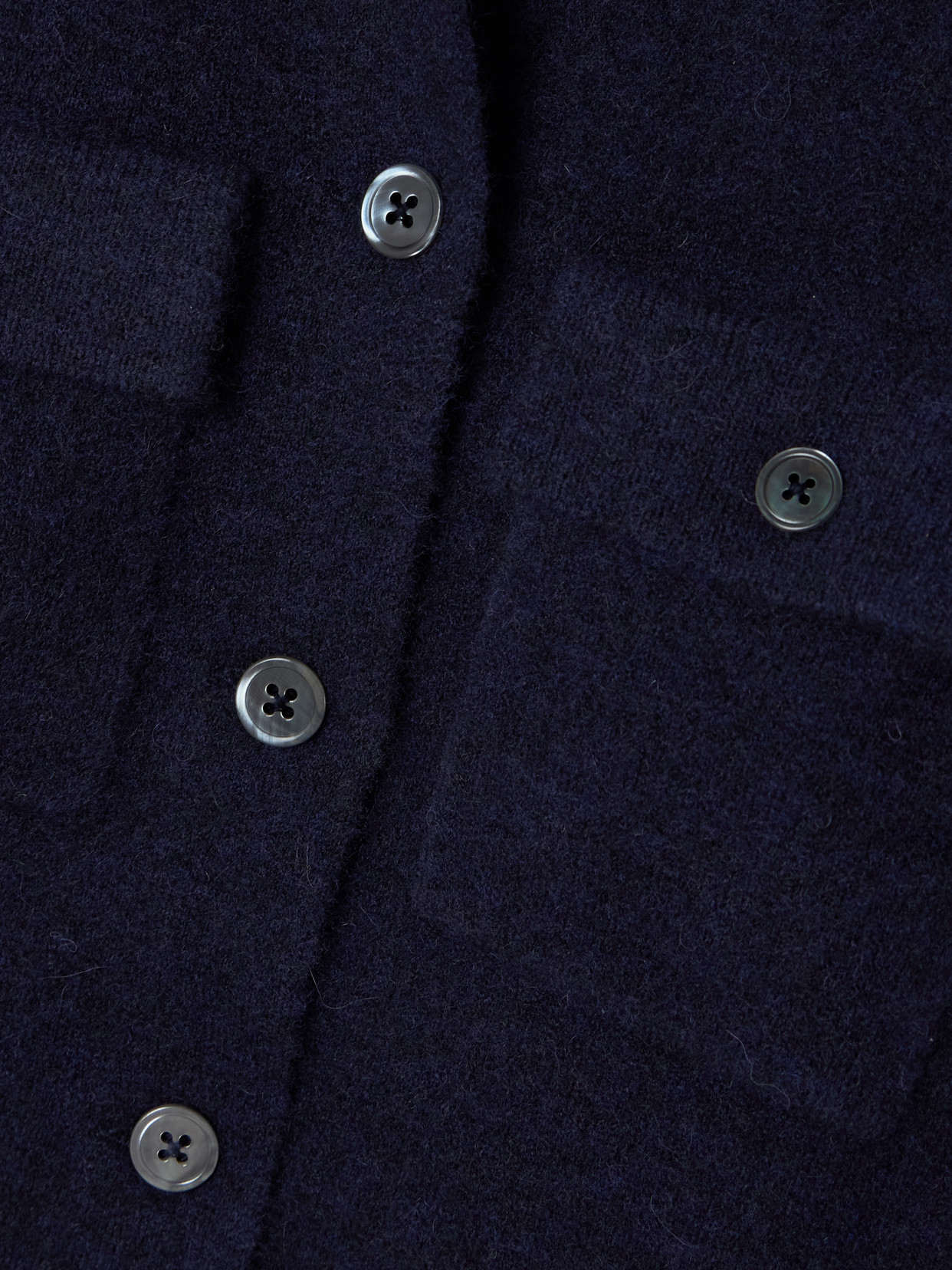 James Perse Stretch-knit Jacket In Blue