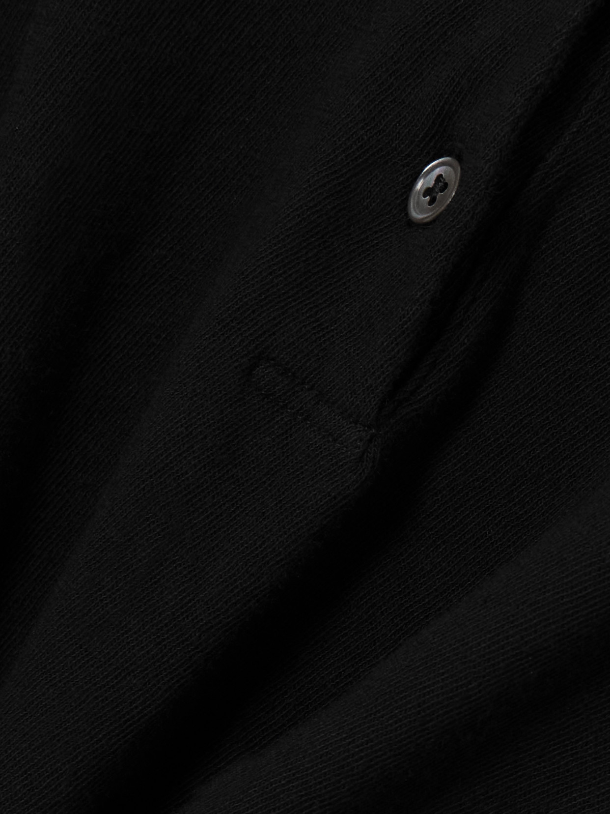 Slub Cotton-Jersey Henley Top