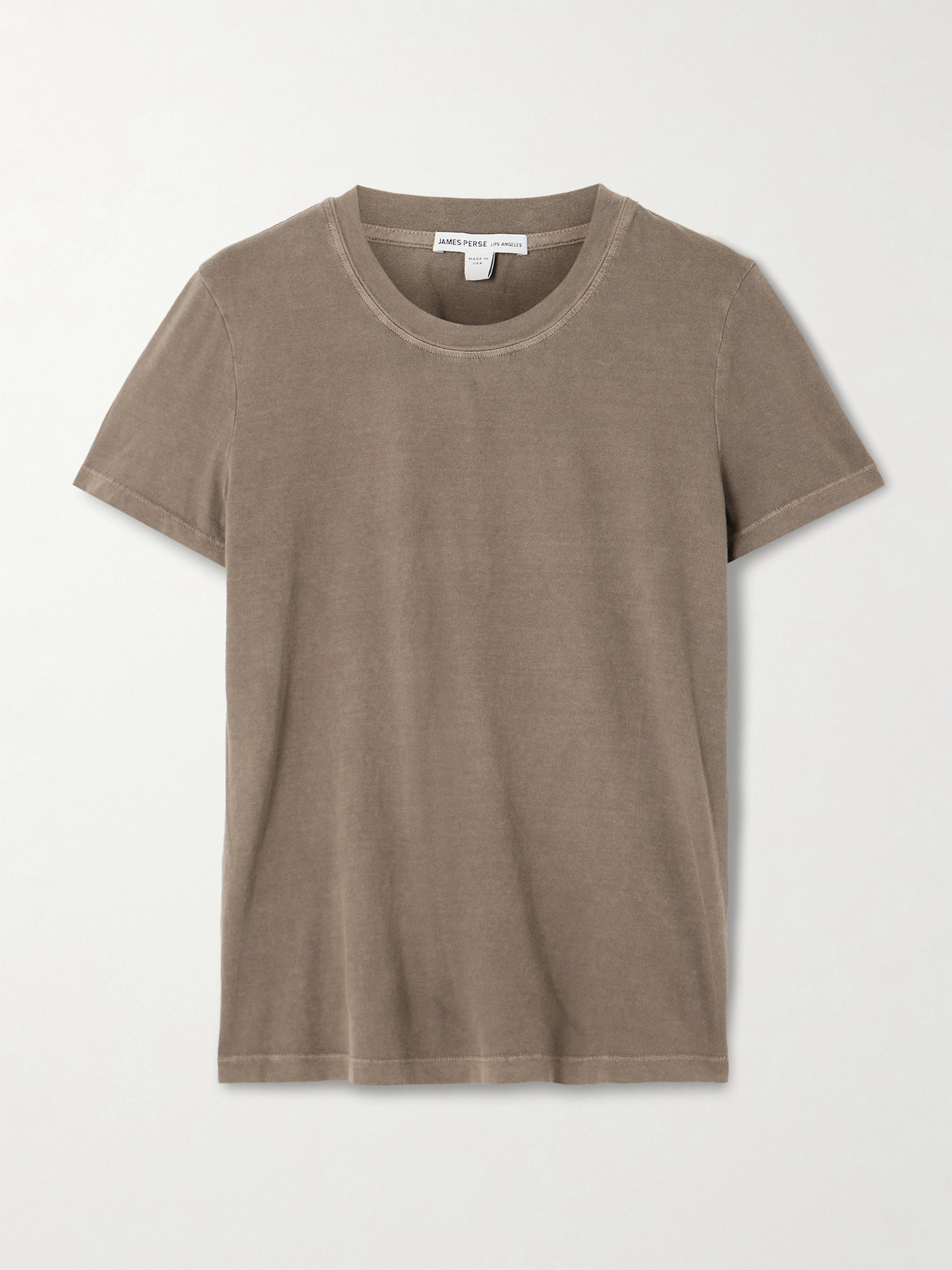 James Perse Vintage Boy Cotton-jersey T-shirt In Green