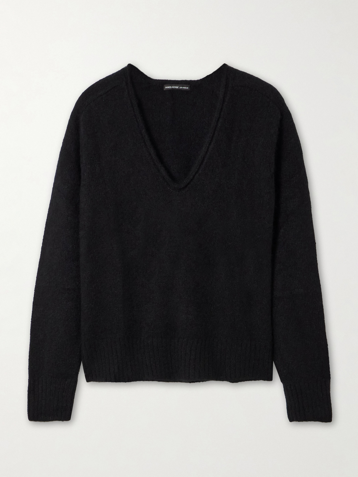James Perse Cashmere Sweater In Black