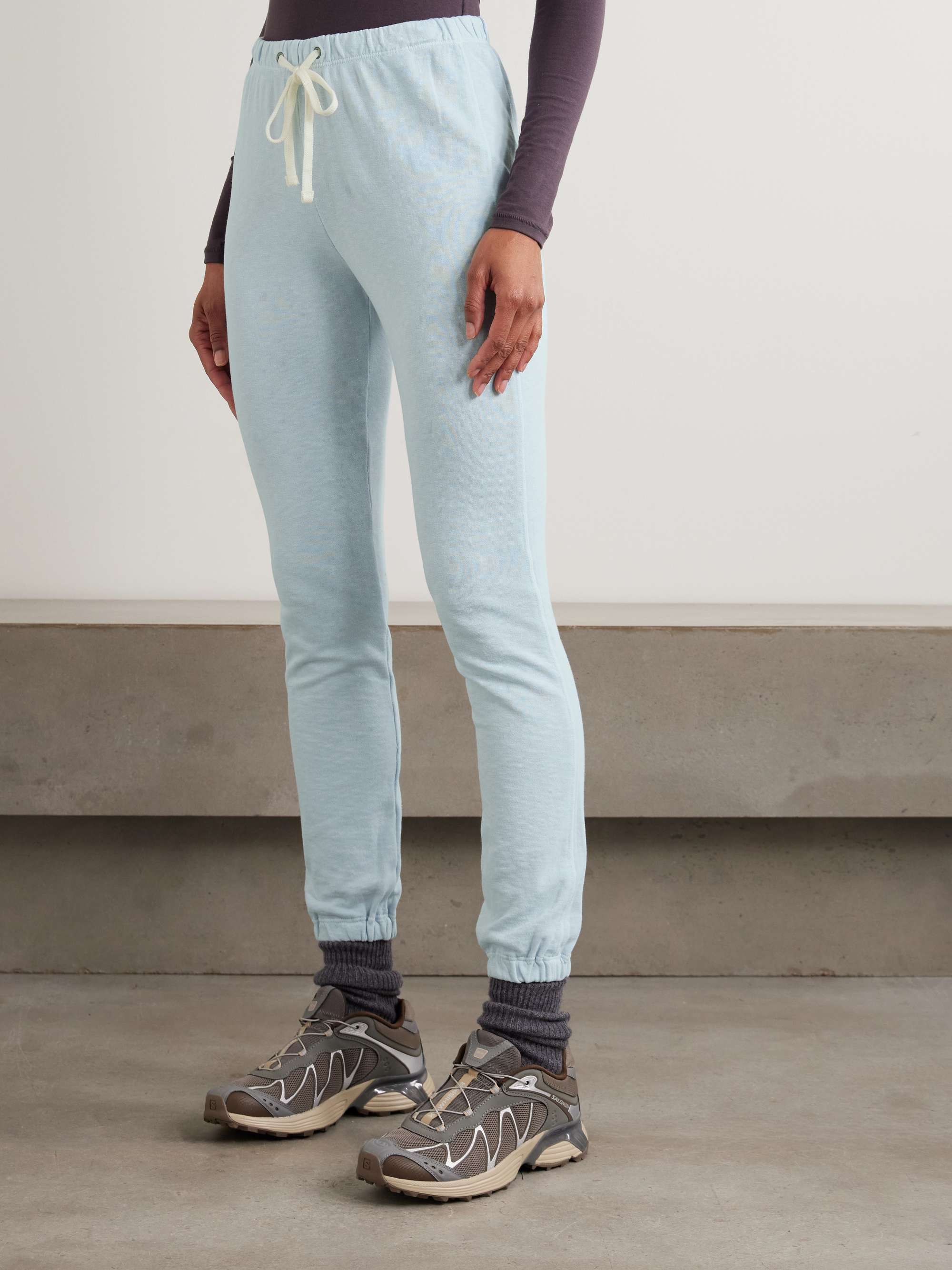 JAMES PERSE Supima cotton-terry track pants