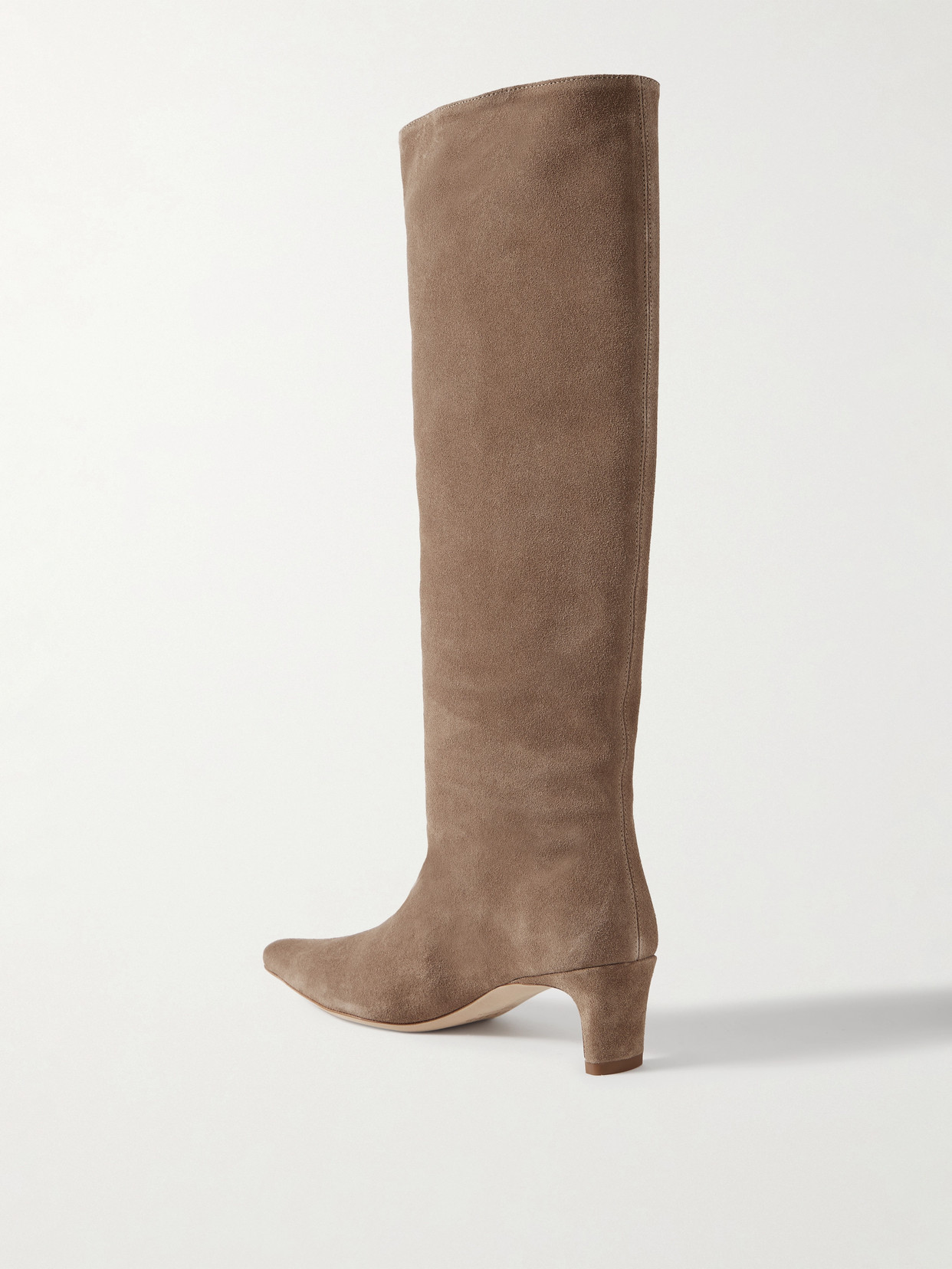 Staud Wally Suede Boots In Multi