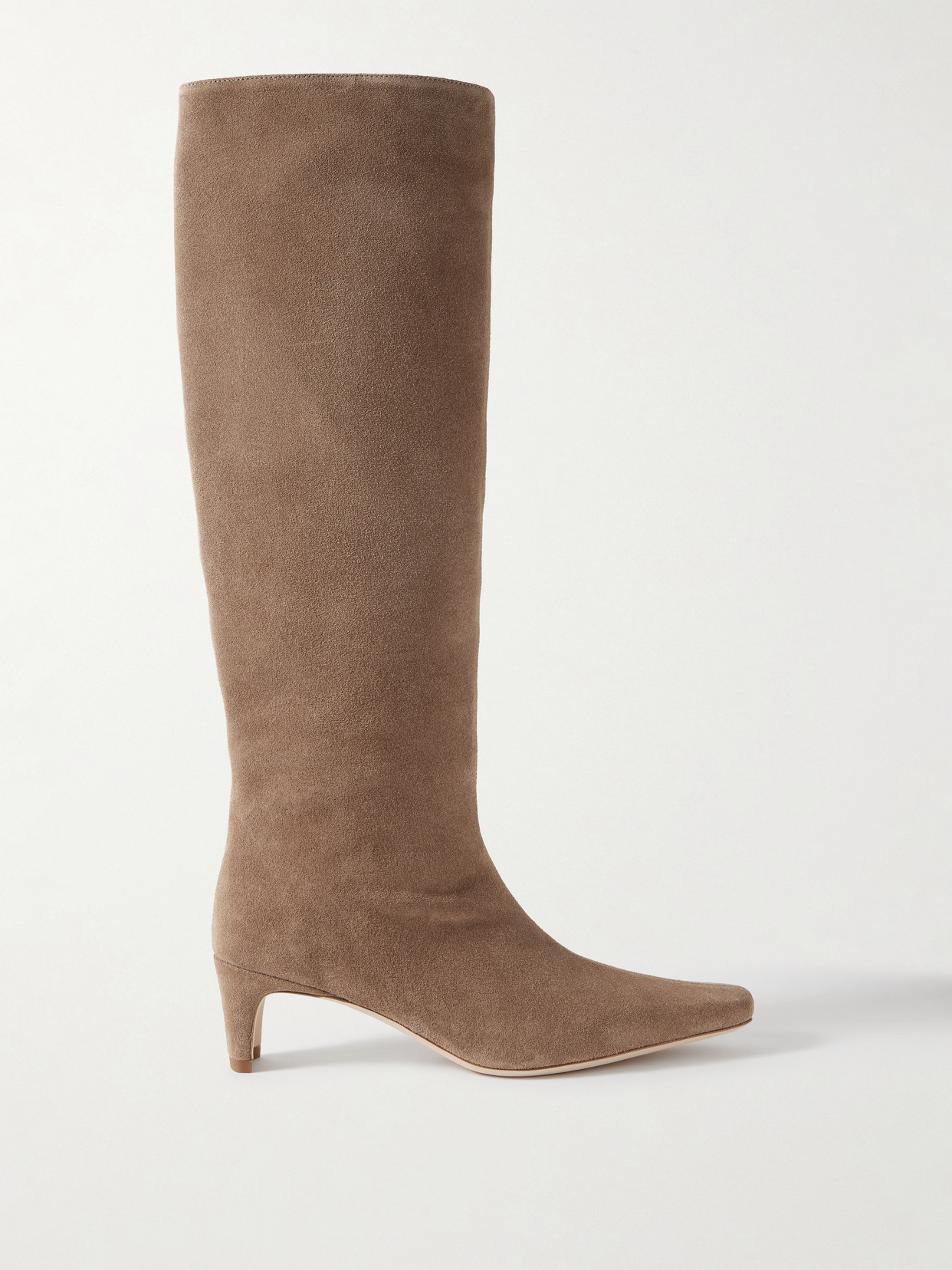 Staud Wally Suede Boots In Multi