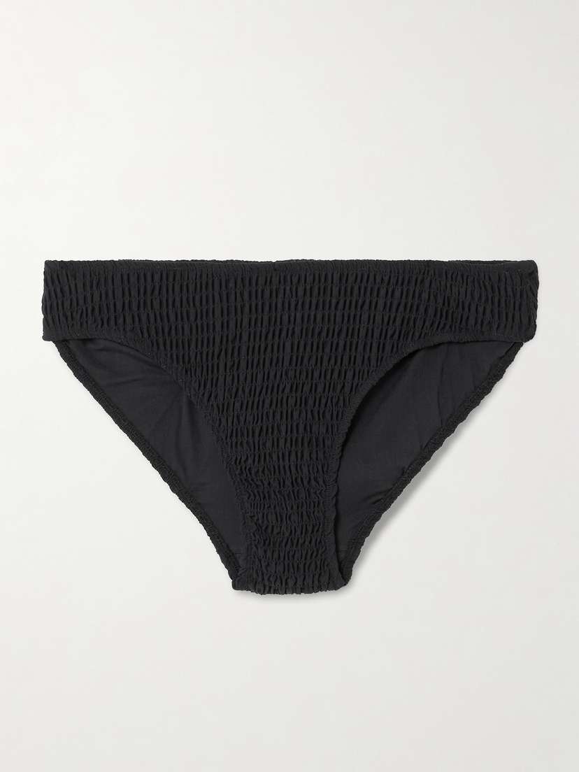 Ulla Johnson Marseille Smocked Bikini Briefs