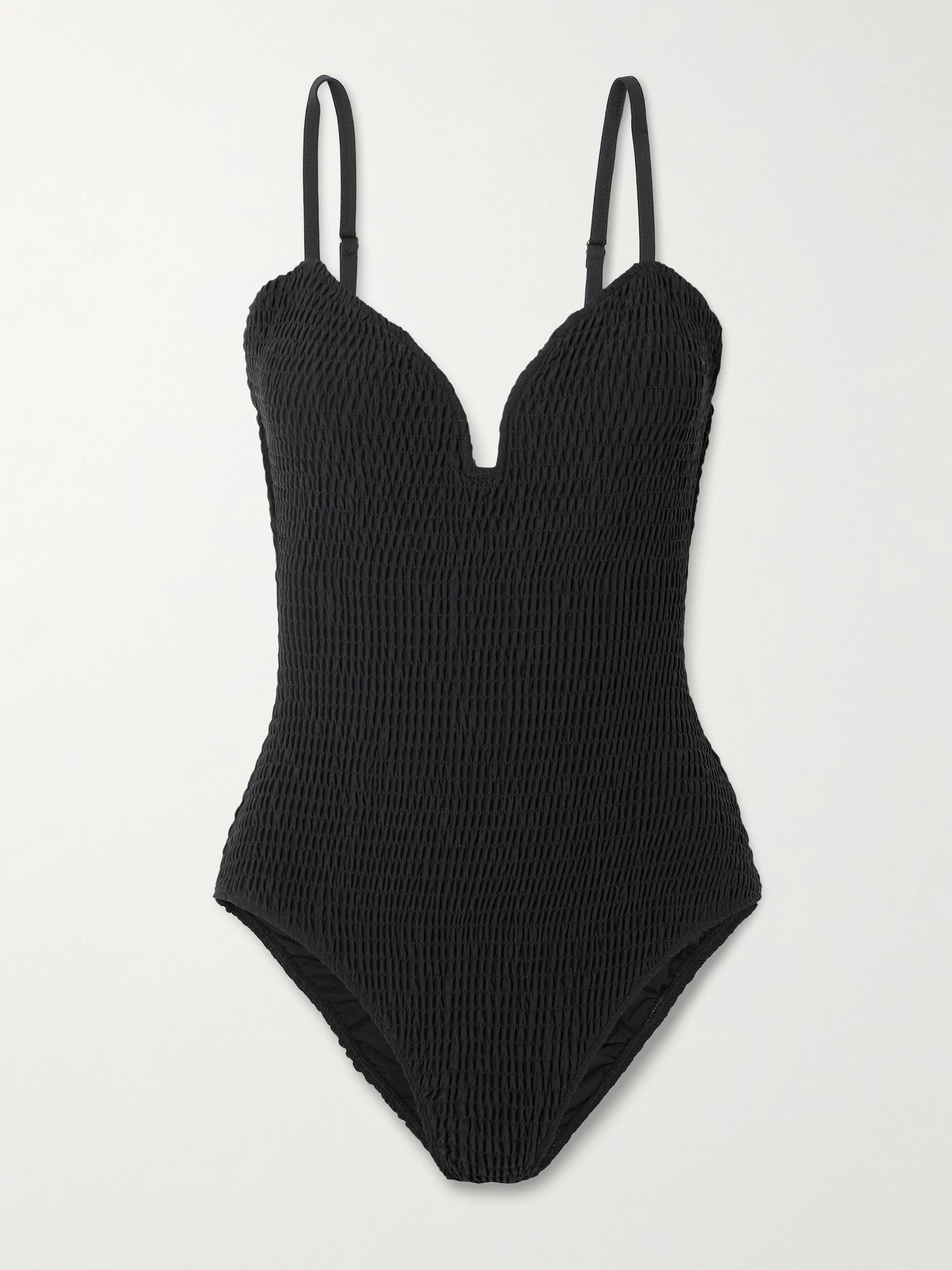 Ulla Johnson Biarritz smocked swimsuit thumbnail