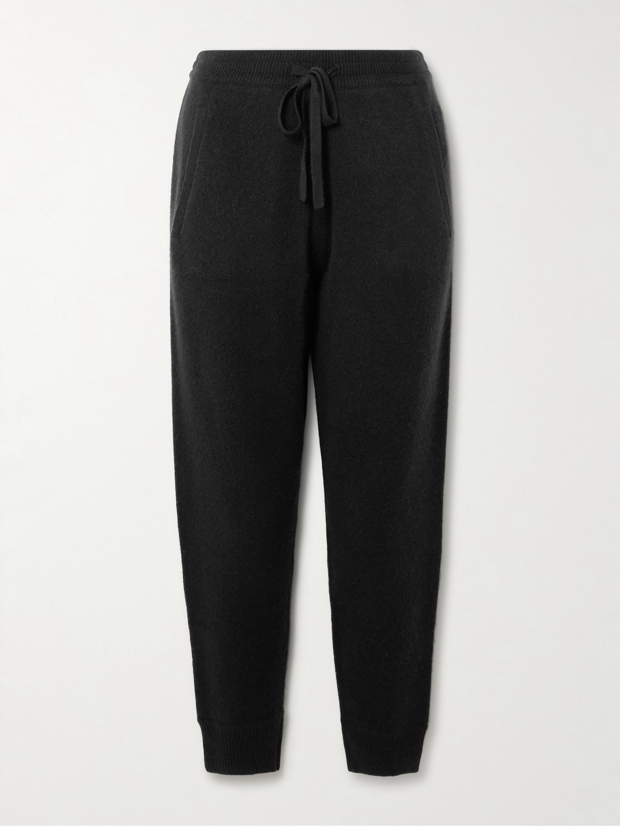 James Perse Cashmere Track Pants In Black