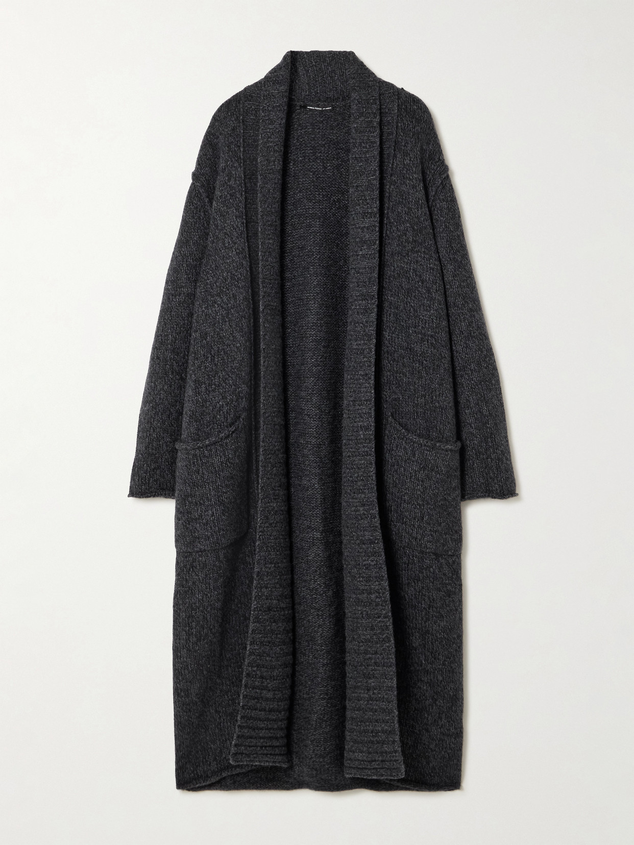 James Perse Cashmere Cardigan In Gray