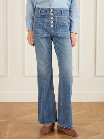 Ulla Johnson The Lou high-rise flared jeans