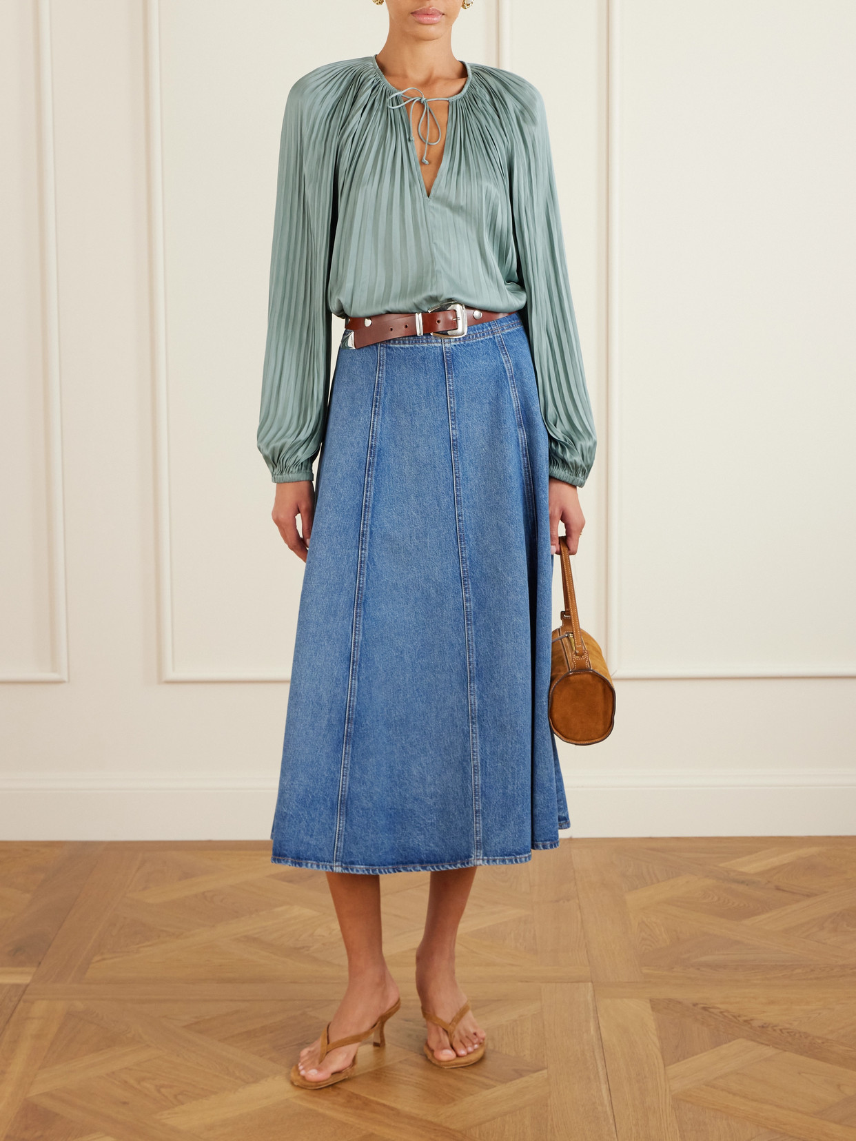 Electra Pleated Blouse