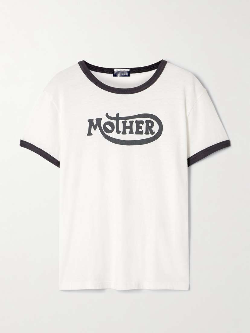 Mother The Lil Goodie Printed Cotton-blend Jersey T-shirt